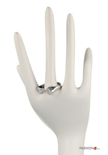 Anello con strass - ph 3