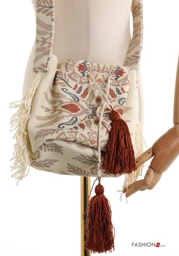 Cotton Shoulder bag with zip - ph 2