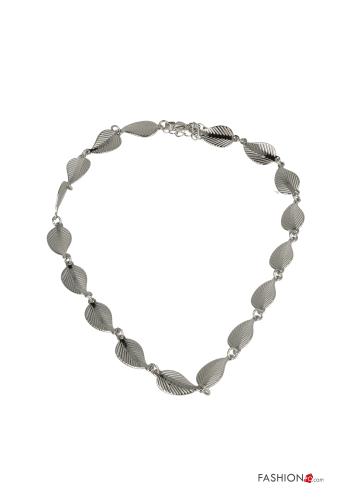Leaf print adjustable Necklace