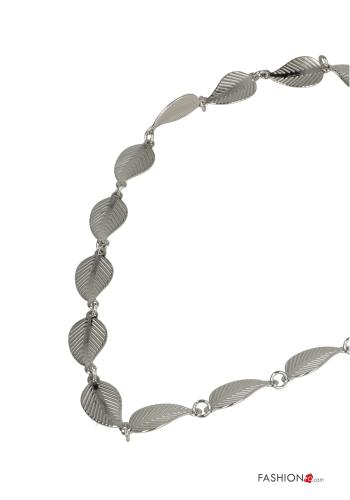 Leaf print adjustable Necklace - ph 2