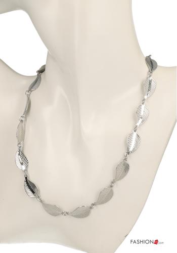 Leaf print adjustable Necklace - ph 3