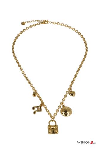 Colar regulável Padrão objetos com pingente - ph 1