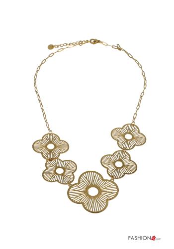 Collana regolabile Fantasia floreale