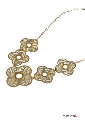 Collana regolabile Fantasia floreale - ph 2