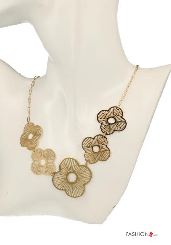 Collana regolabile Fantasia floreale - ph 3