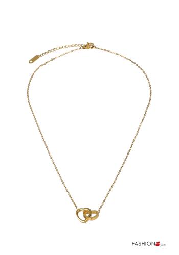 Herzmuster verstellbarer Halskette - ph 1