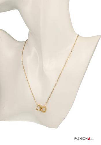 Herzmuster verstellbarer Halskette - ph 3