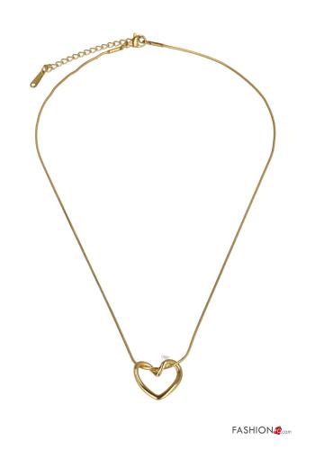 Herzmuster verstellbarer Halskette - ph 1