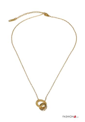 Collana regolabile con strass