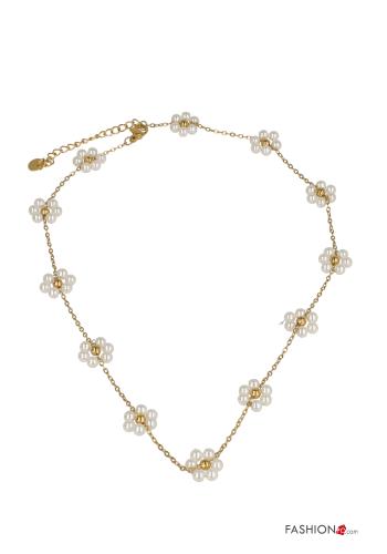 adjustable Necklace with pearls - ph 1