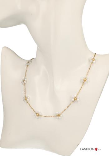 adjustable Necklace with pearls - ph 3