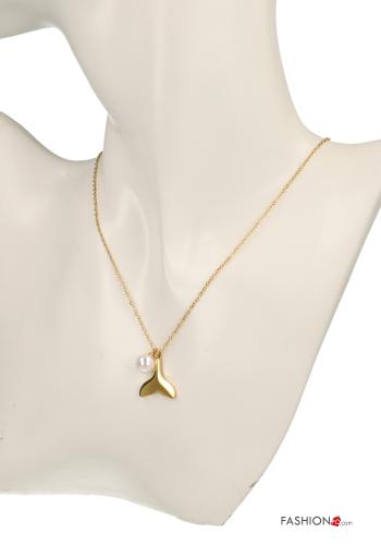 adjustable Necklace with pearls - ph 3