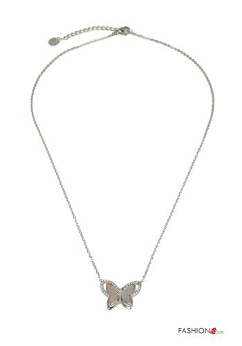 Collier ajustable Imprimé animal avec strass - ph 1