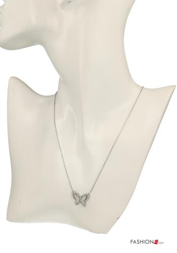 Collier ajustable Imprimé animal avec strass - ph 3