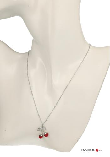 Colar regulável Padrão objetos com strass - ph 3