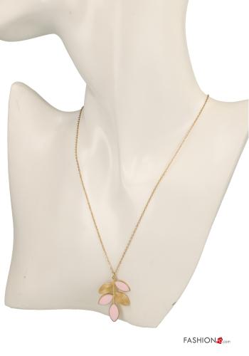 Blätterdruck verstellbarer Halskette - ph 3