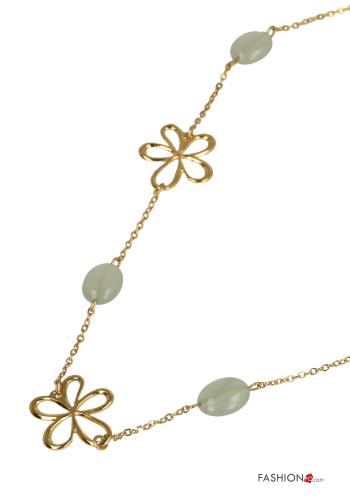 Collier ajustable à Imprimé Floral - ph 2