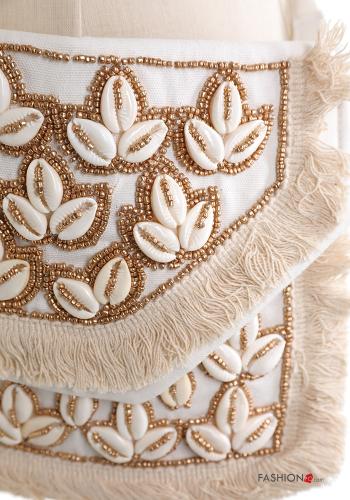 Pochette in Cotone mare con tracolla - ph 2