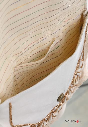 Pochette in Cotone mare con tracolla - ph 3