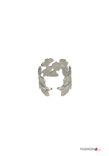 Leaf print adjustable Ring - ph 2