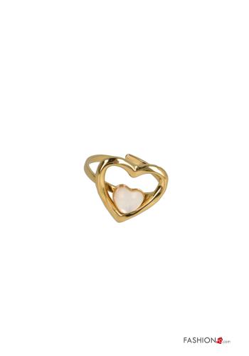 Anello regolabile Fantasia cuore