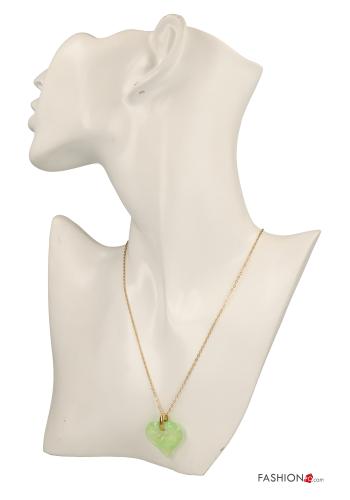 Collier ajustable motif coeur - ph 3