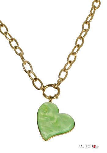 heart motif adjustable Necklace