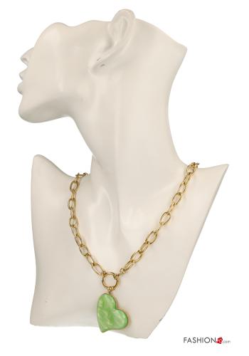 heart motif adjustable Necklace - ph 3