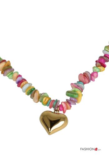 Collier motif coeur