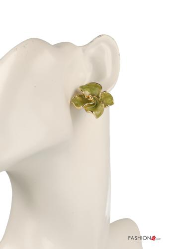 Boucles d’oreilles à Imprimé Floral - ph 3