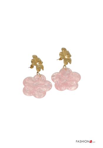 Boucles d’oreilles à Imprimé Floral
