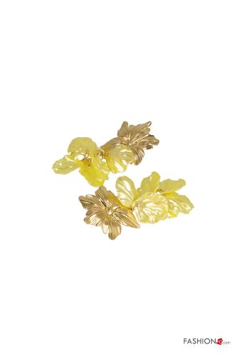 Boucles d’oreilles Imprimé feuilles - ph 2