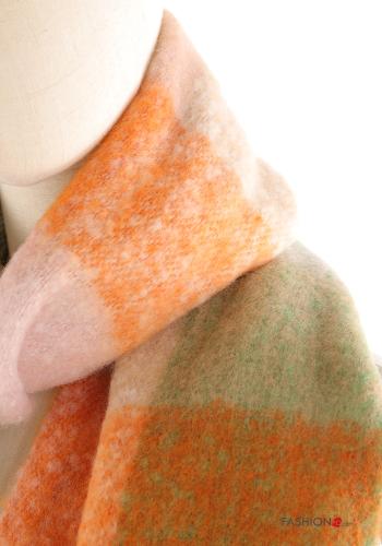 Sciarpa Fantasia quadrettata vichy con frange - ph 2