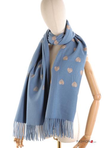 Sciarpa Fantasia cuore con frange