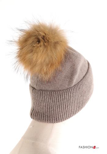 Cappello costine con pelliccia - ph 2