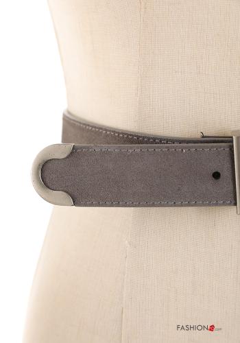 adjustable with buckle Genuine Leather Belt - ph 3
