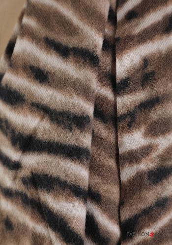 Sciarpa Fantasia astratta con frange - ph 4