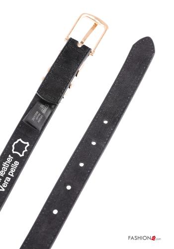 verstellbarer mit schnalle Gürtel aus Echtes Leder - ph 4