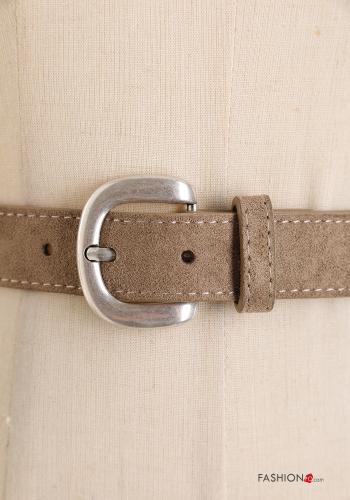 Cintura con fibbia camoscio regolabile - ph 2