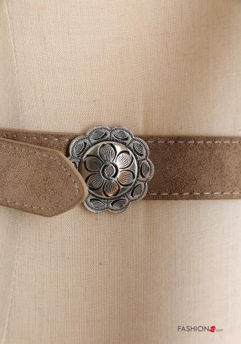 Cintura con fibbia camoscio regolabile - ph 3