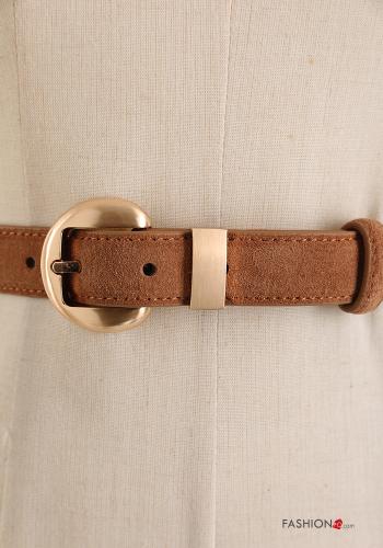 Ceinture en Cuir Véritable ajustable avec boucle - ph 2