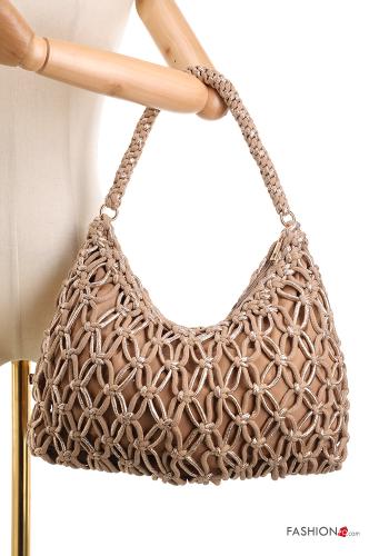 Tasche aus Baumwolle mit Reißverschluss