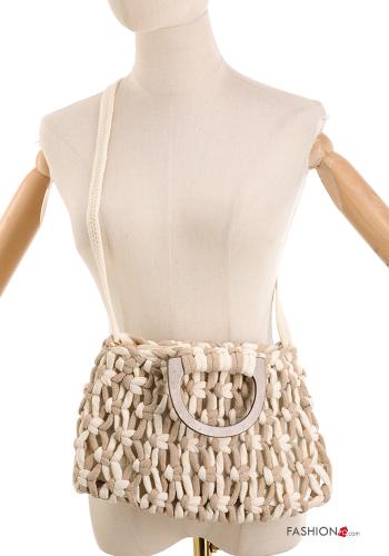 Tasche aus Baumwolle mit Reißverschluss