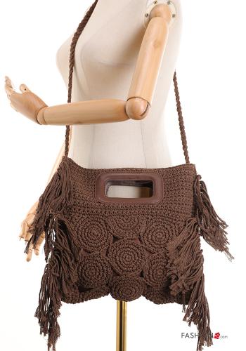 Besticktes Muster häckeln Tasche aus Baumwolle - ph 1