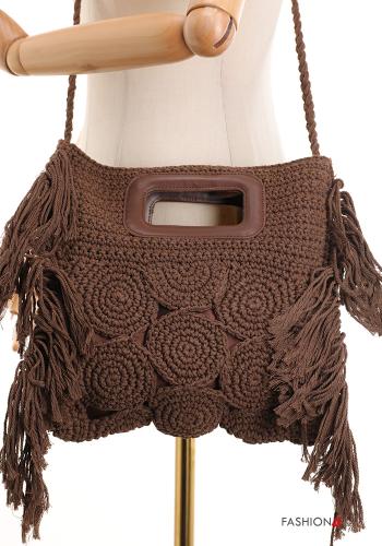 Besticktes Muster häckeln Tasche aus Baumwolle - ph 2