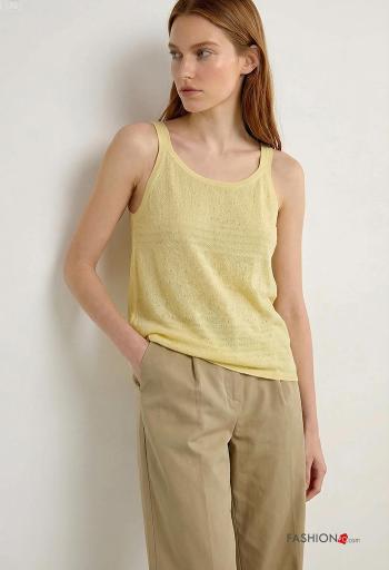 Top sín mangas de Mezcla de Lana - ph 1