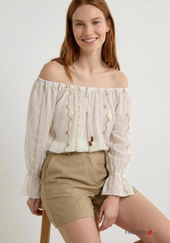 Camiseta de manga larga de Lino