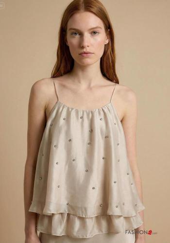 Top sín mangas Elegante