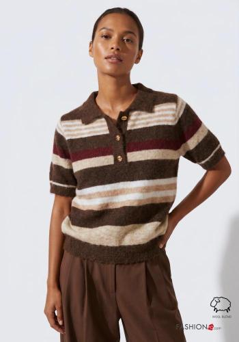 Strickpullover aus Wollmischung
