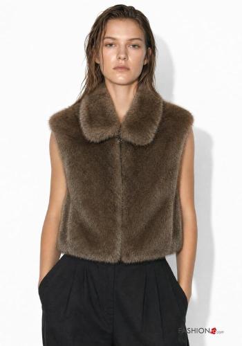 Ecological Fur Gilet